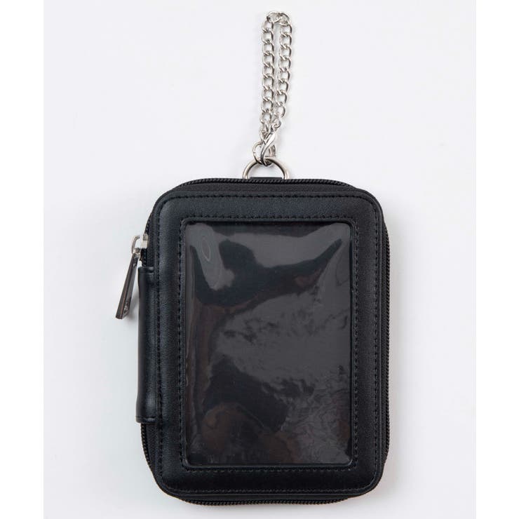 ブラック | カラフルパスケースポーチM | WEGO【WOMEN】