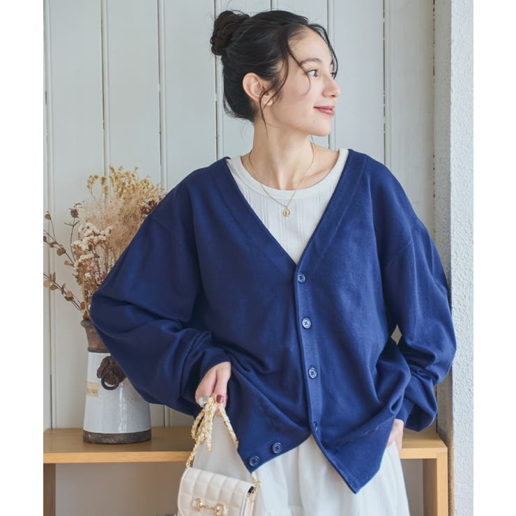ドロップショルダーカーディガン | WEGO【WOMEN】 | 詳細画像1 