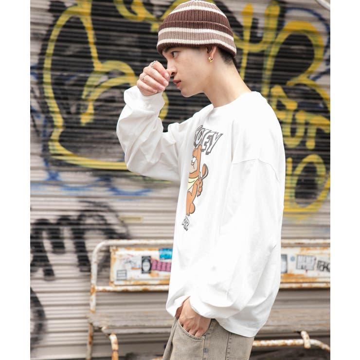 アニマルキャラBIG T(LS)[品番：WG010091180]｜WEGO【MEN】（ウィゴー）のメンズ ファッション通販｜SHOPLIST（ショップリスト）