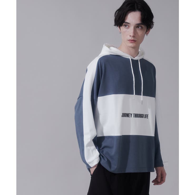 ドルマンポンチフードT(LS) | WEGO【MEN】 | 詳細画像1 