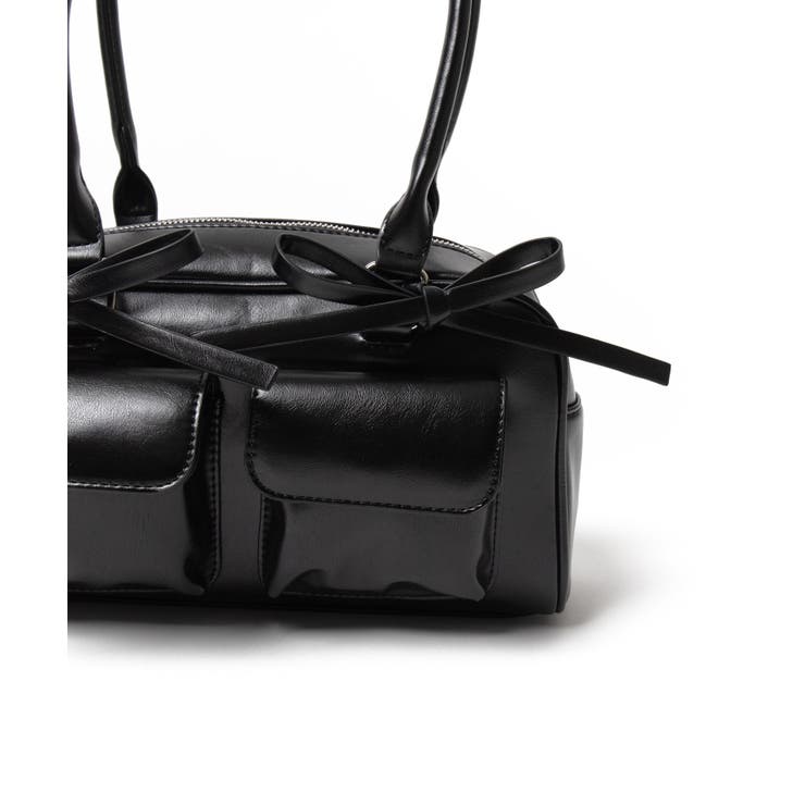 リボン付きボストンバッグ[品番：WG010092073]｜WEGO【WOMEN