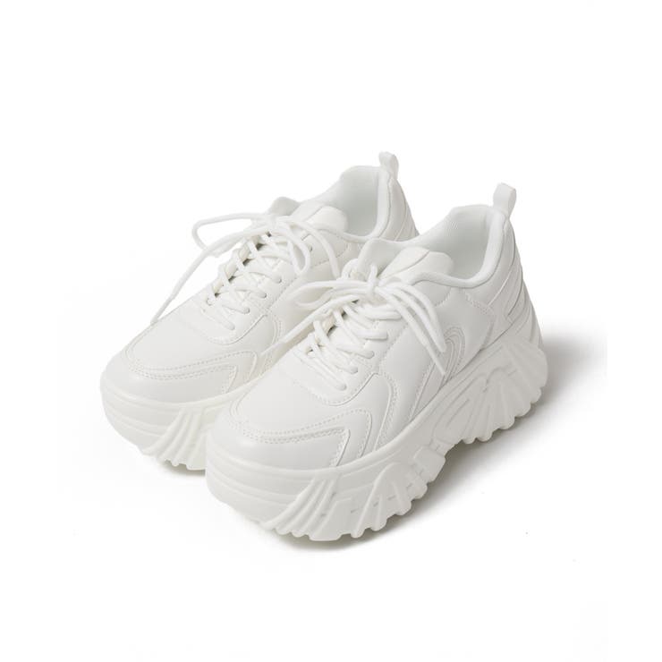 ボリュームレースアップスニーカー[品番：WG010092074]｜WEGO