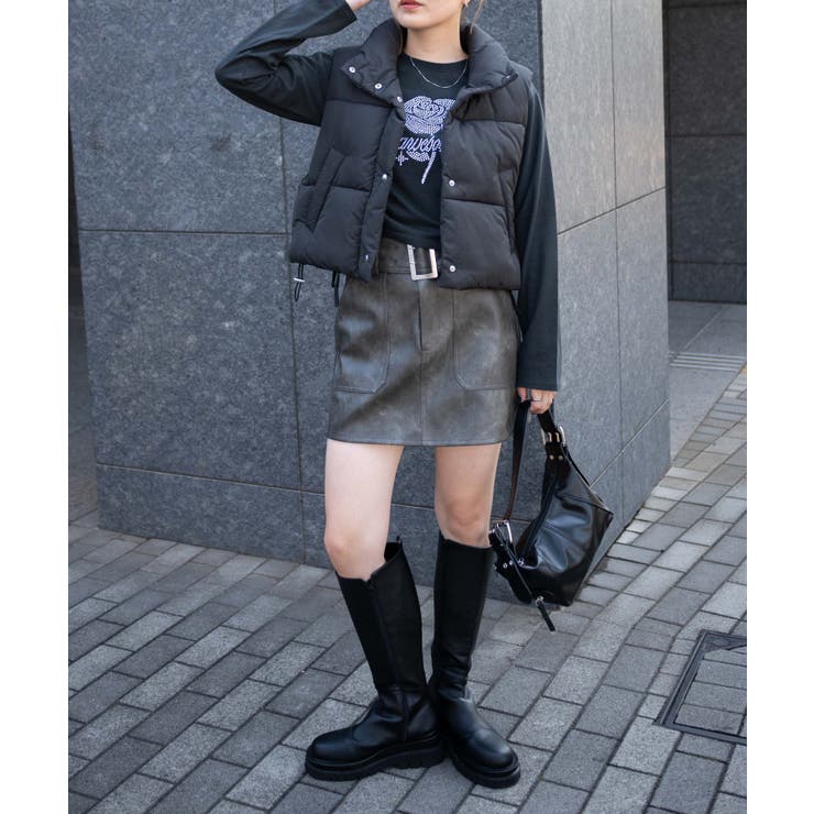 パディングショートベスト[品番：WG010092076]｜WEGO【WOMEN