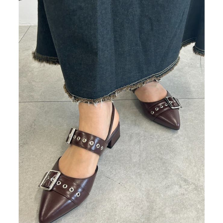 ハトメベルトポインテッドシューズ | WEGO【WOMEN】 | 詳細画像1 