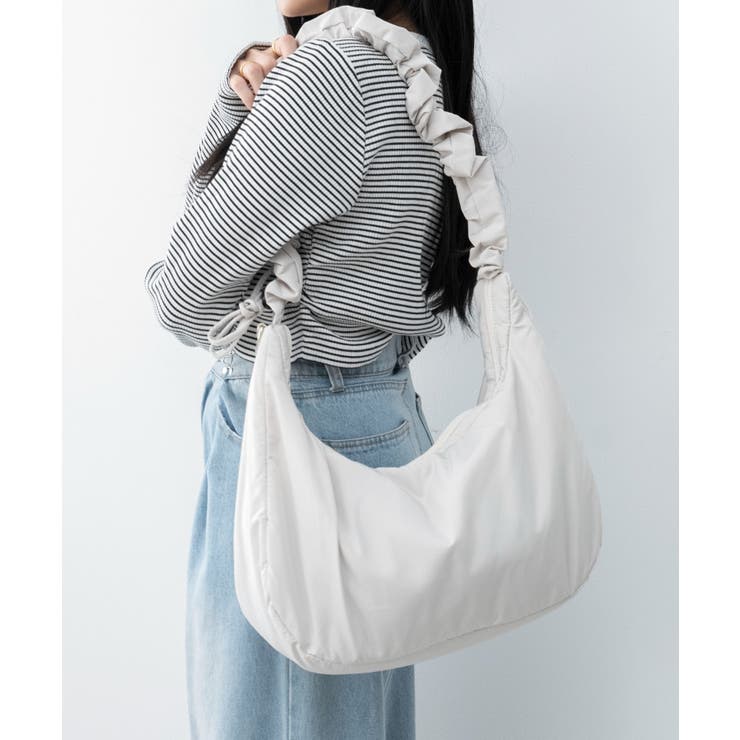 ハーフムーンドロストショルダー[品番：WG010092086]｜WEGO【WOMEN