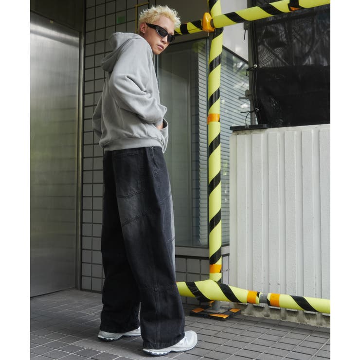 jieda widedenim　ブラック　バギー　バレルレッグ jieda widedenim ブラック バギー バレルレッグ jieda widedenim