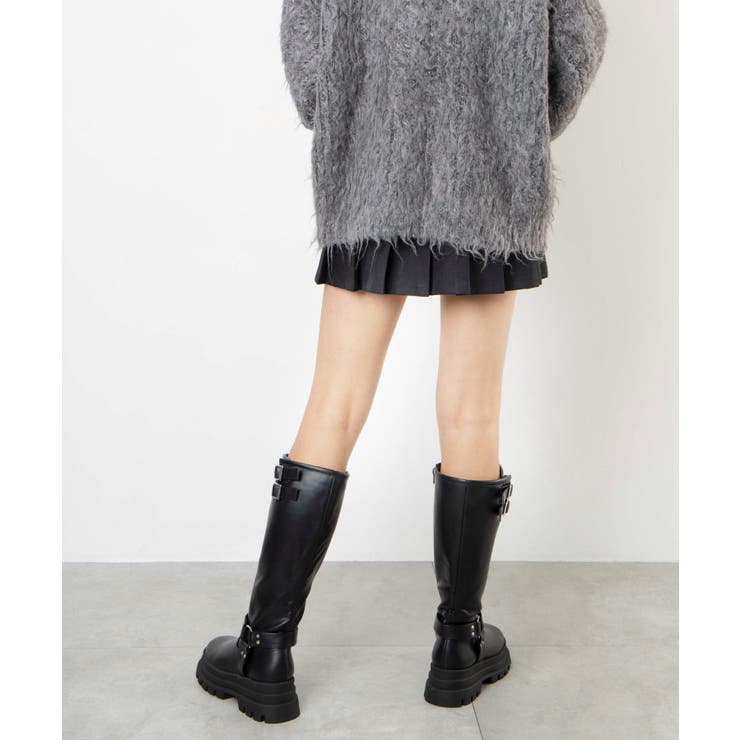 厚底エンジニアロングブーツ[品番：WG010092159]｜WEGO【WOMEN 