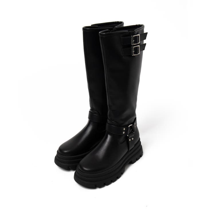 厚底エンジニアロングブーツ[品番：WG010092159]｜WEGO【WOMEN