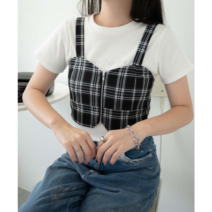 ジップビスチェ[品番：WG010092164]｜WEGO【WOMEN】（ウィゴー
