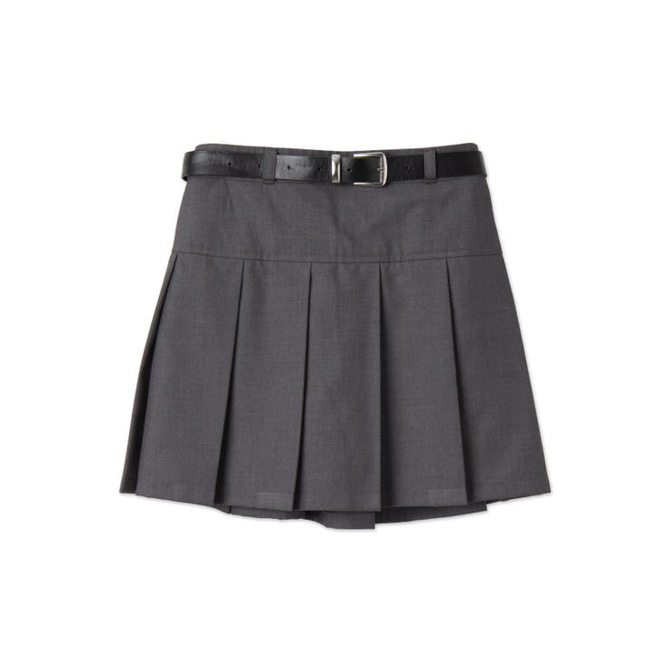 ベルト付プリーツミニスカパン[品番：WG010092166]｜WEGO【WOMEN