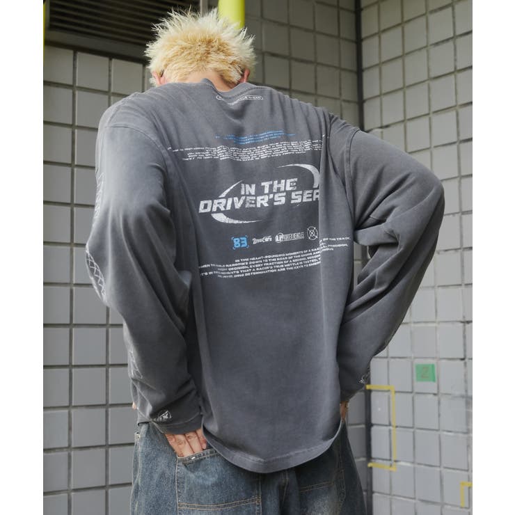 ピグメントスリーブロゴT(LS) | WEGO【MEN】 | 詳細画像1 