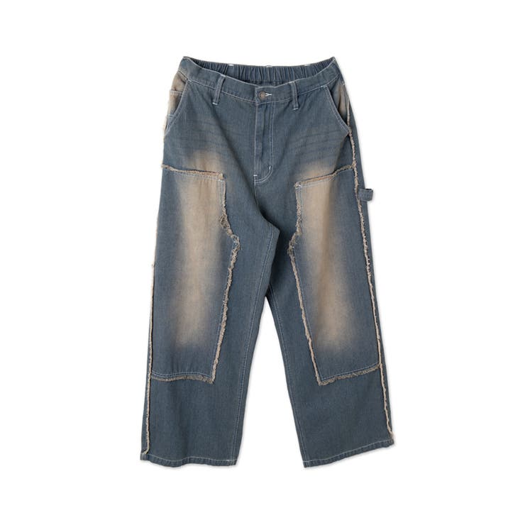 ダブルニーフリンジデニムパンツ | WEGO【MEN】 | 詳細画像18 