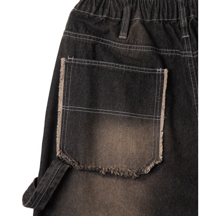 ダブルニーフリンジデニムパンツ | WEGO【MEN】 | 詳細画像23 