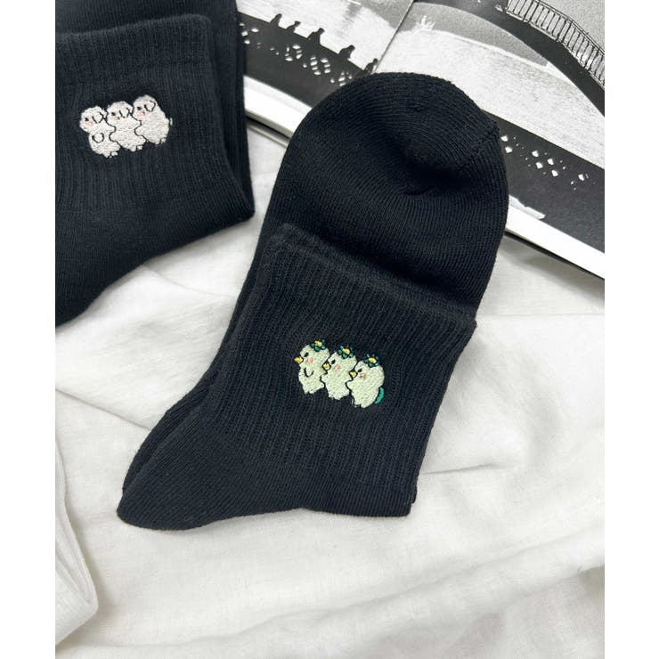 柄1 | 3アニマルアンクルソックス | WEGO【WOMEN】