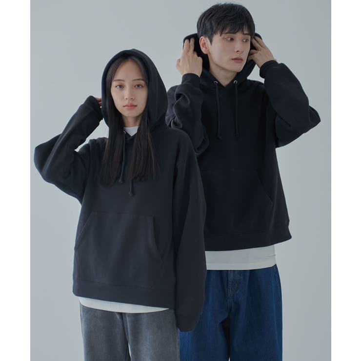 リラックスフィットスウェットプルパーカー[品番：WG010092194]｜WEGO