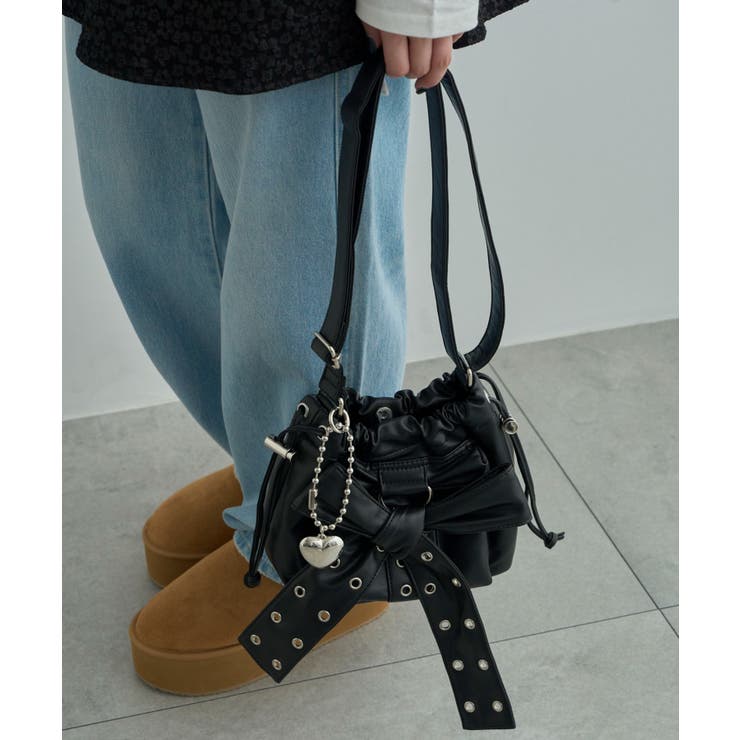 【新品】ショルダーリボンスウィムウェア Ambre Neige（アンブルネージュ）の「ショルダーリボンスイム