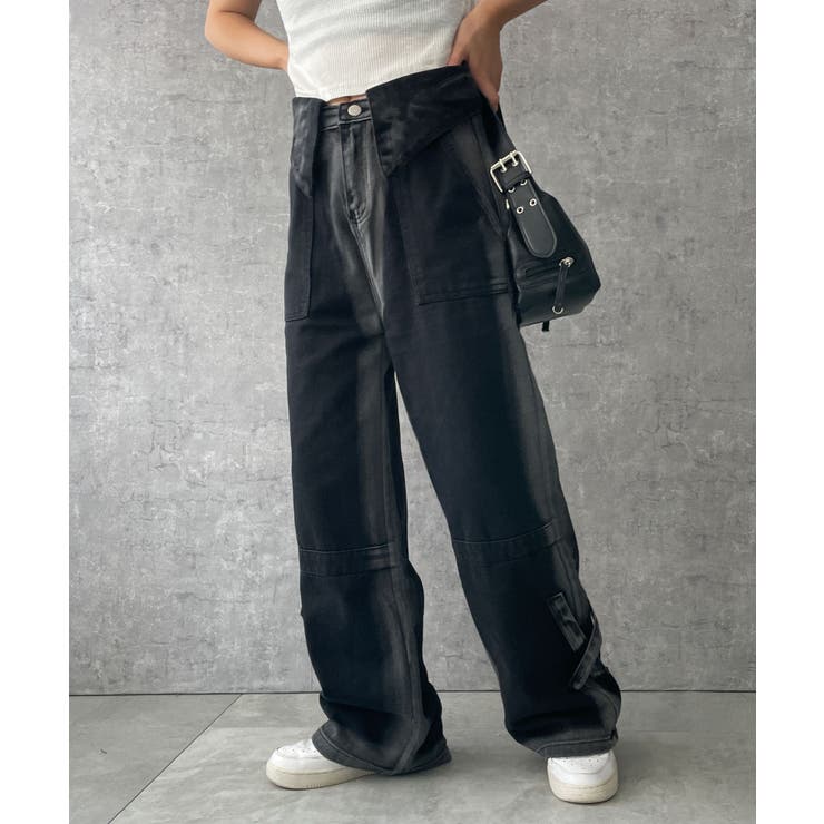 ウエストロールダウン2ラインデニム | WEGO【WOMEN】 | 詳細画像6 