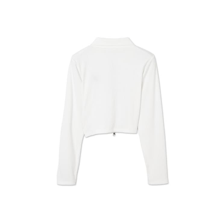 ワンポイントデザインWZIPトップス[品番：WG010092262]｜WEGO