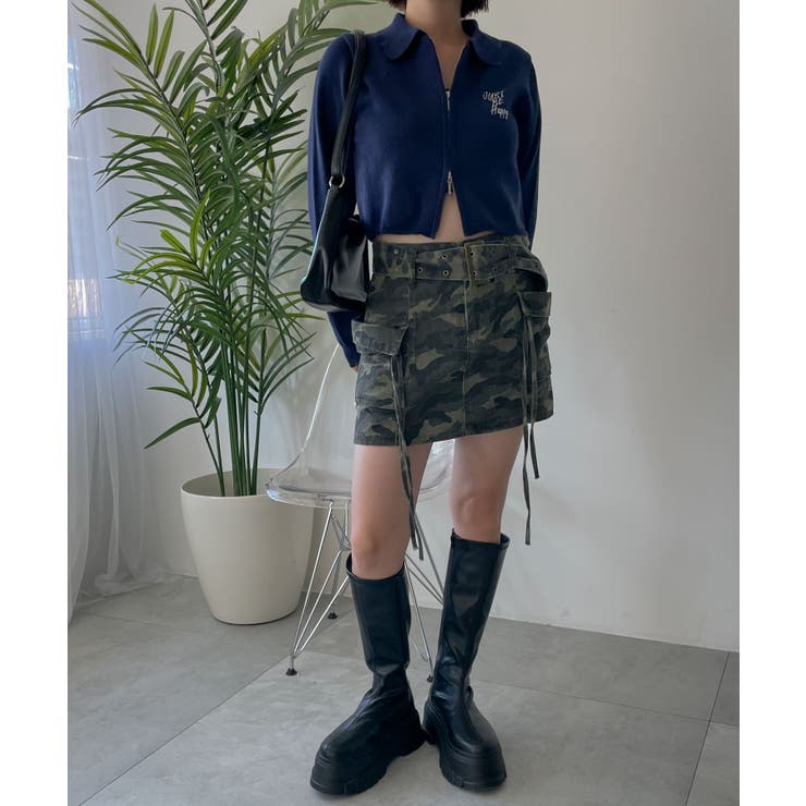 WZIPスターモチーフニット | WEGO【WOMEN】 | 詳細画像2 