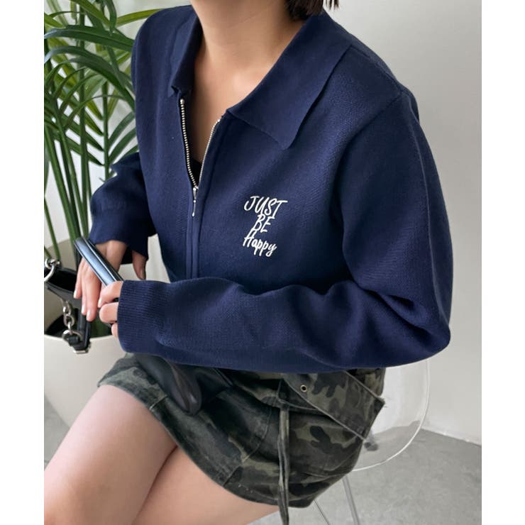 WZIPスターモチーフニット | WEGO【WOMEN】 | 詳細画像7 