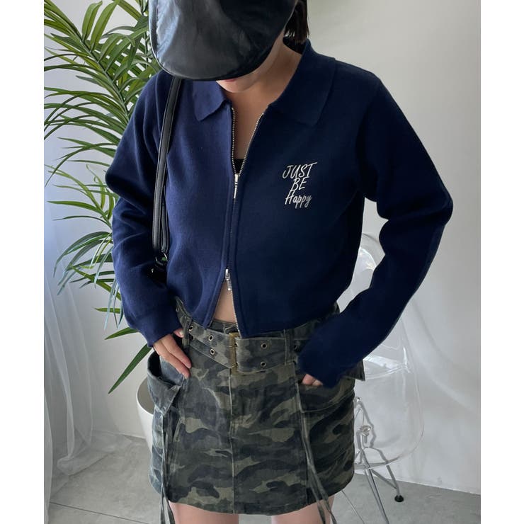 WZIPスターモチーフニット | WEGO【WOMEN】 | 詳細画像9 