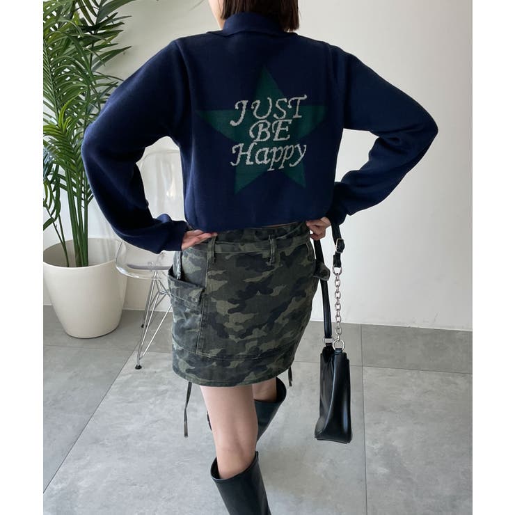 WZIPスターモチーフニット | WEGO【WOMEN】 | 詳細画像10 