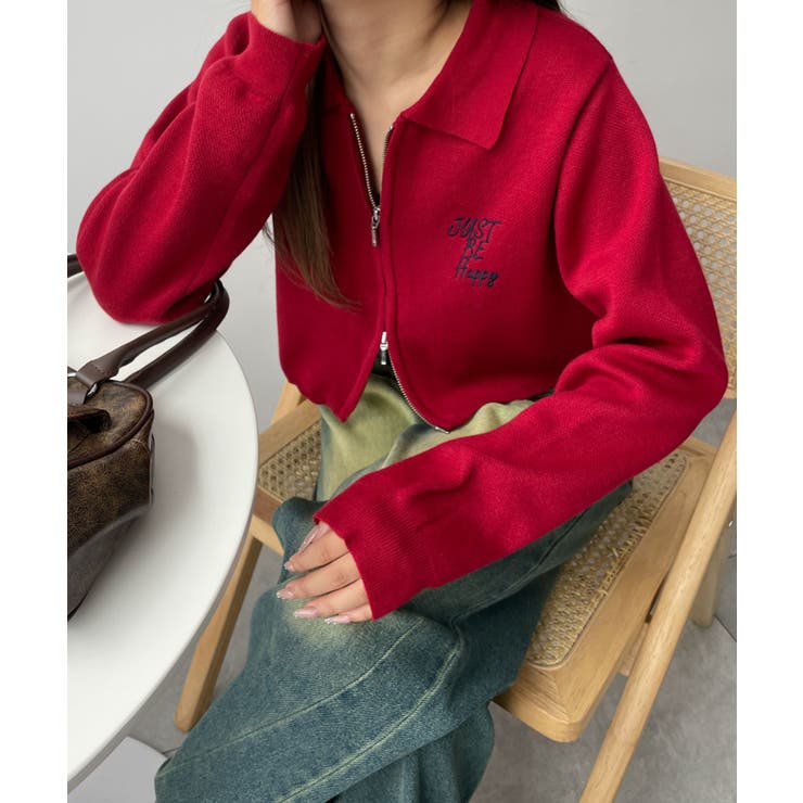 WZIPスターモチーフニット | WEGO【WOMEN】 | 詳細画像13 