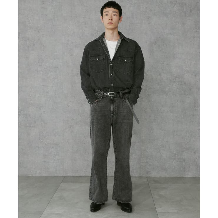 豪華 デニムウエスタンシャツ(LS)[品番：WG010092285]｜WEGO【MEN トップス