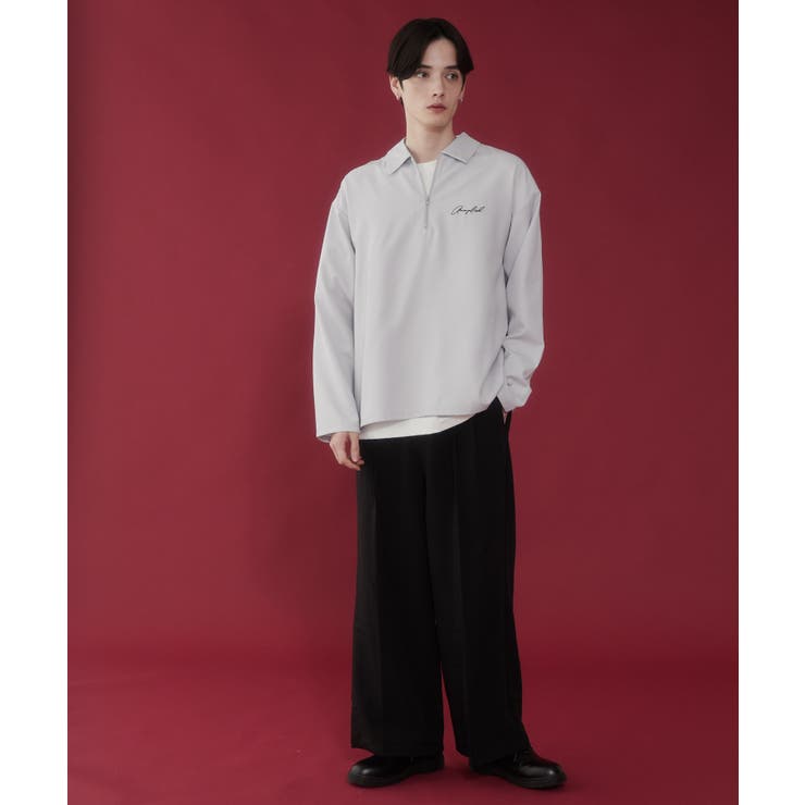 ドライポリハーフZIPシャツ(LS)[品番：WG010092292]｜WEGO【MEN】（ウィゴー）のメンズファッション通販｜SHOPLIST（ショップリスト）