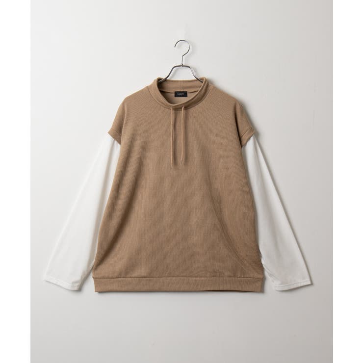 フェイクレイヤードモックネックベストT(LS) | WEGO【MEN】 | 詳細画像1 