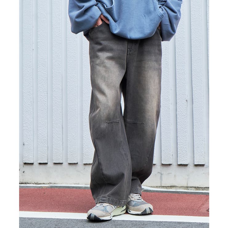 イージーバレルレッグデニムパンツ[品番：WG010092295]｜WEGO