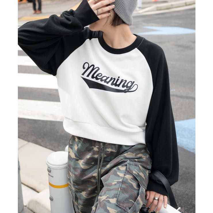 チームロゴラグランショートスウェット [品番：WG010092311]｜WEGO【WOMEN】（ウィゴー）のレディースファッション通販｜SHOPLIST（ショップリスト）