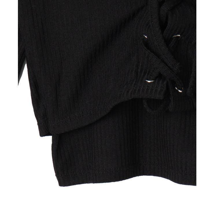 レイヤードレースアップ長袖トップス[品番：WG010092315]｜WEGO【WOMEN