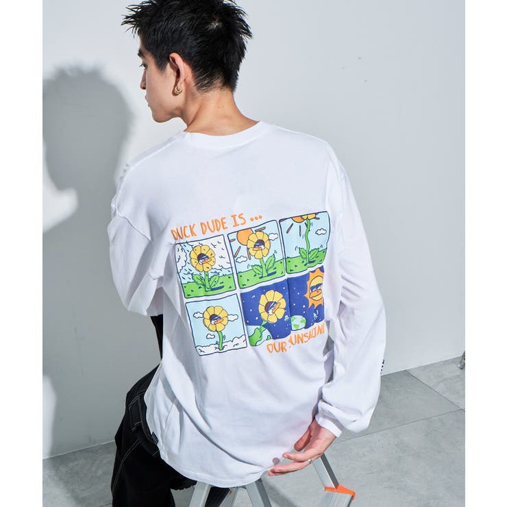 DUCKDUDE SUNFLOWER L/S TEE[品番：WG010092335]｜WEGO【MEN