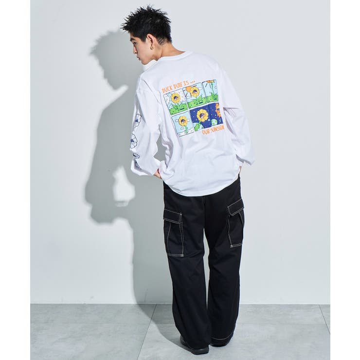 DUCKDUDE SUNFLOWER L/S TEE[品番：WG010092335]｜WEGO【MEN