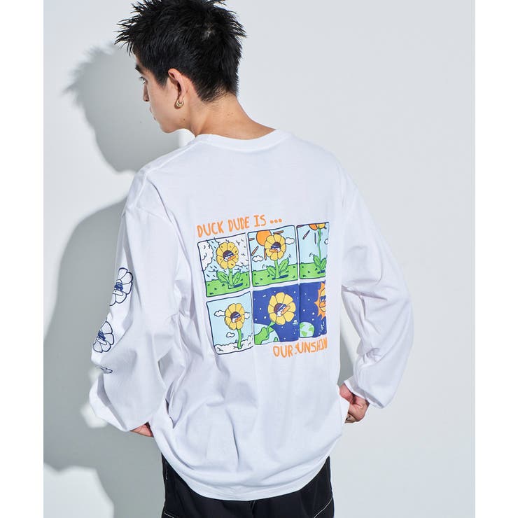 DUCKDUDE SUNFLOWER L/S TEE[品番：WG010092335]｜WEGO【MEN
