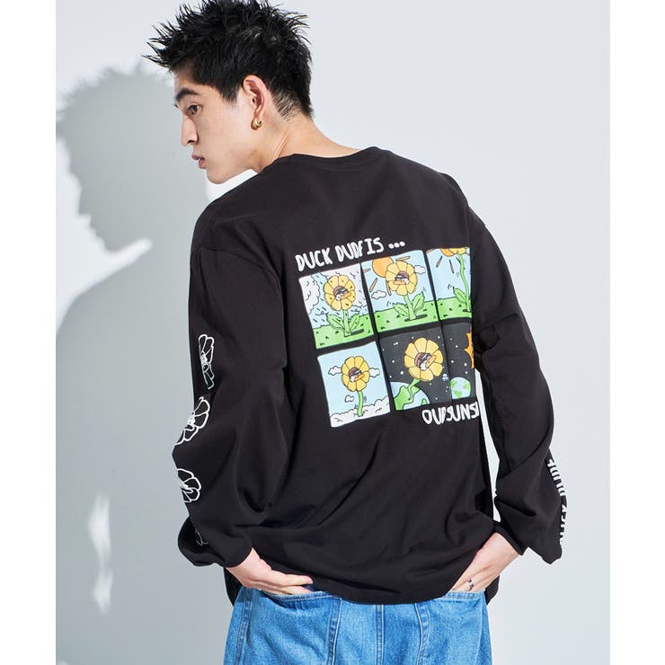 MAISON KITSUNE]BOLD FOX HEAD PATCH OVERSIZE POLO/BLACK
