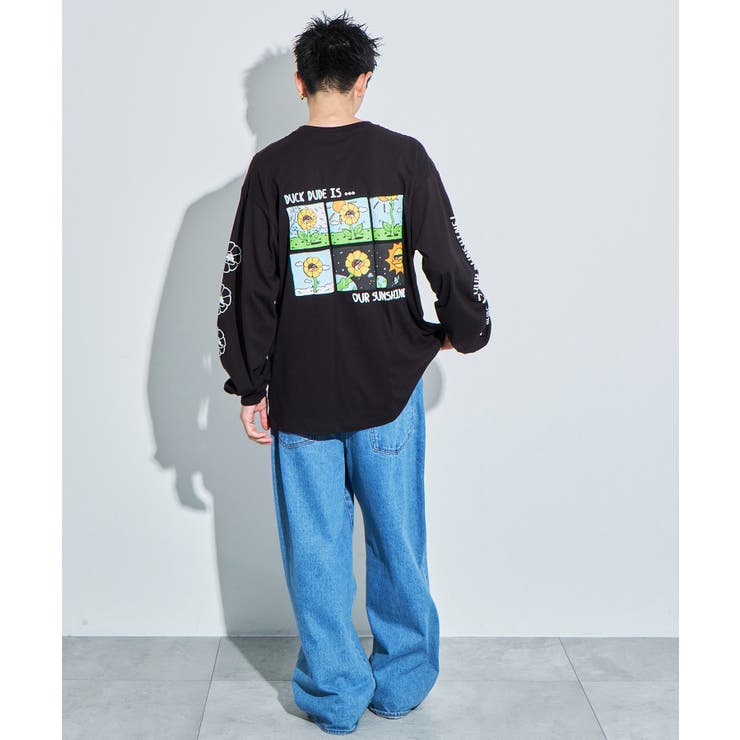 MAISON KITSUNE]BOLD FOX HEAD PATCH OVERSIZE POLO/BLACK