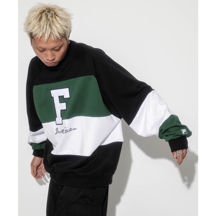 別注FILAパネル切替プルオーバー | WEGO【MEN】 | 詳細画像1 