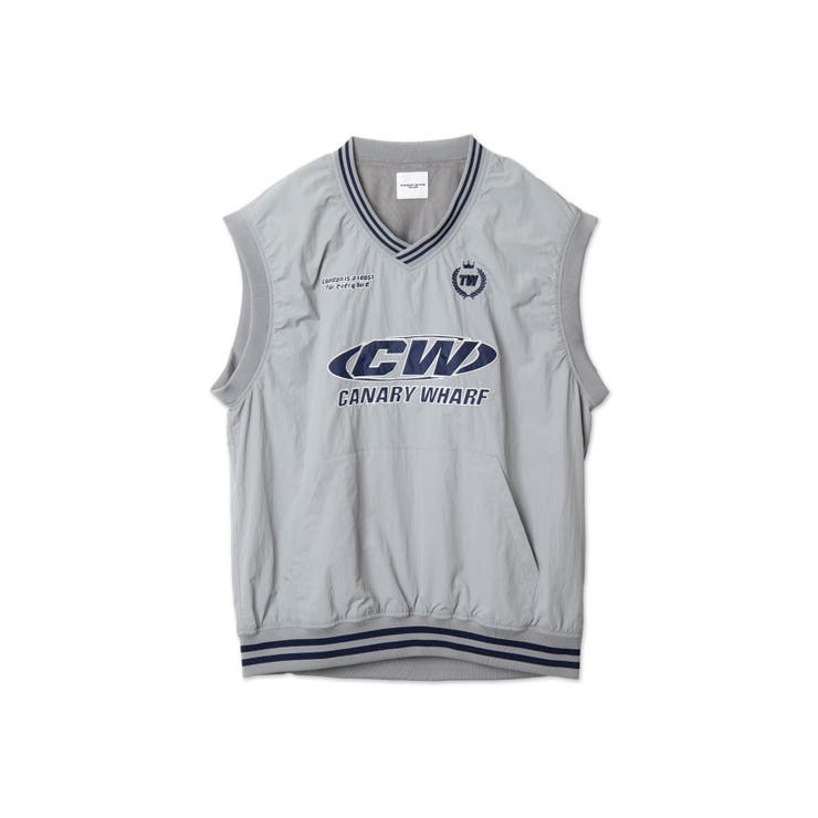 ナイロンVネックベスト | WEGO【MEN】 | 詳細画像1 