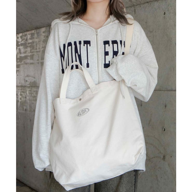2wayキャンバストート | WEGO【MEN】 | 詳細画像1 