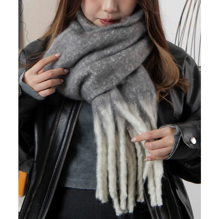 通販 激安 ワイドフリンジストール[品番：WG010092387]｜WEGO【MEN ワンピース