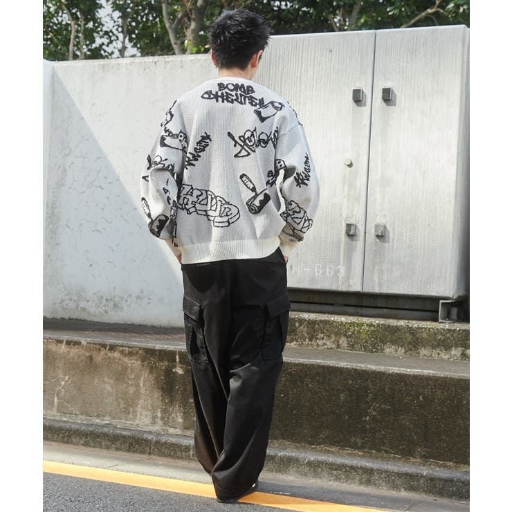 WEGO｜ベロアモールパターンカーディガン | Rakuten Fashion