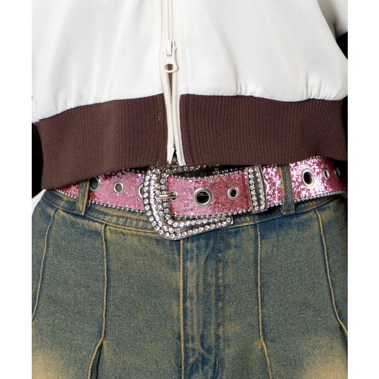 LビジューBIGバックルラメベルト | WEGO【WOMEN】 | 詳細画像1 