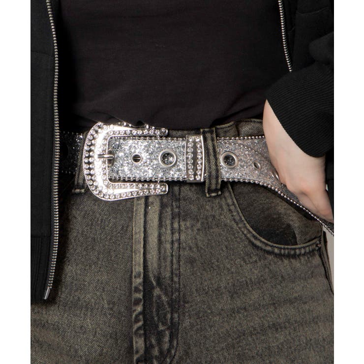 LビジューBIGバックルラメベルト | WEGO【WOMEN】 | 詳細画像4 