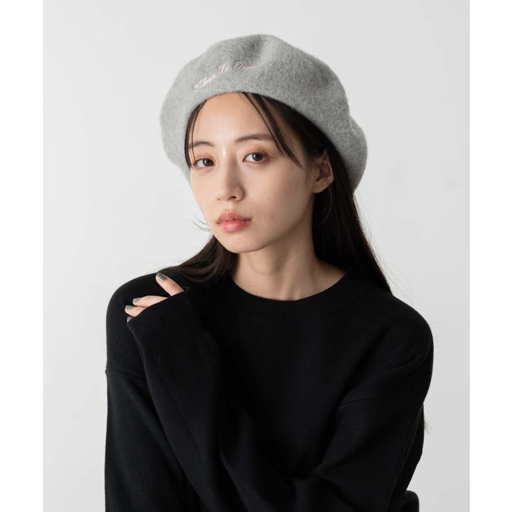新発売の 刺繍ロゴベレー[品番：WG010092420]｜WEGO【MEN】（ウィゴー）の 帽子