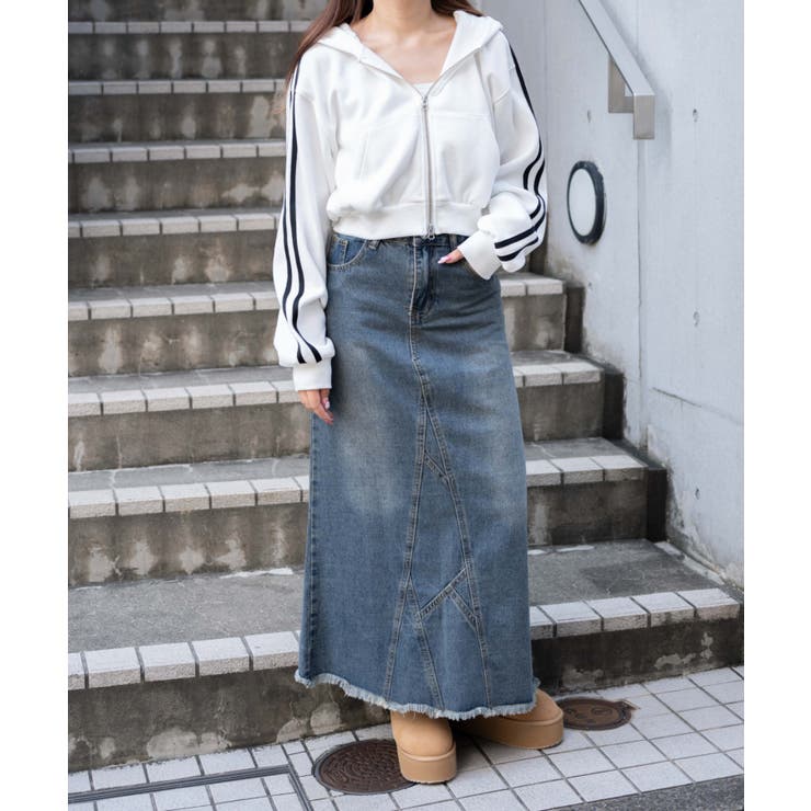 裏起毛Wジップショートパーカー[品番：WG010092456]｜WEGO