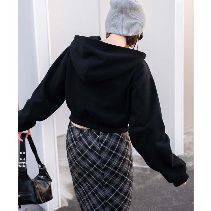 裏起毛Wジップショートパーカー[品番：WG010092456]｜WEGO