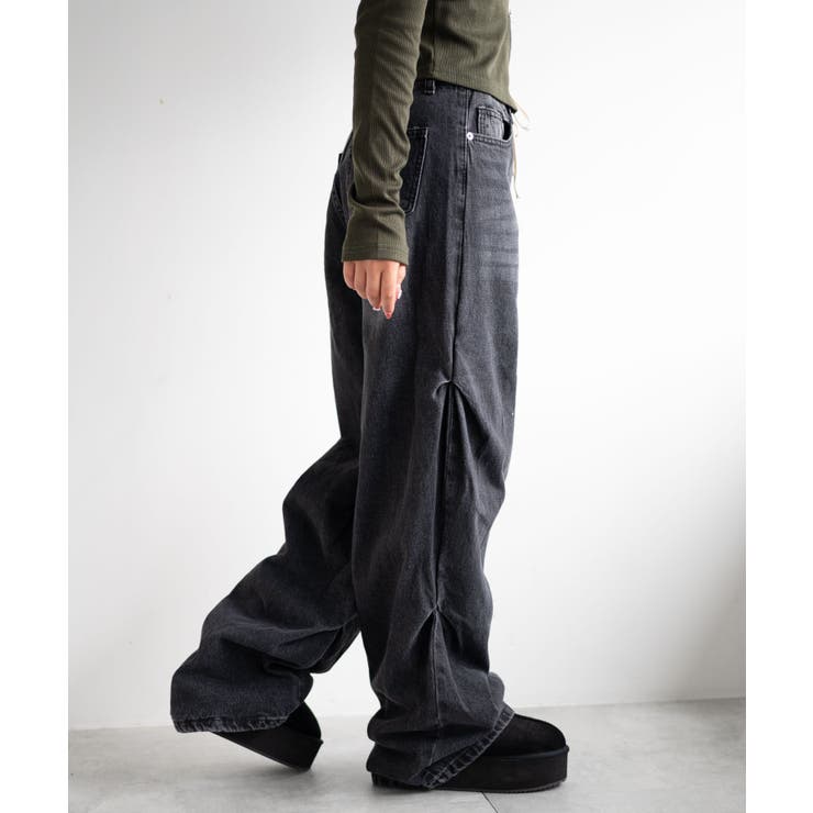 ドロストコードフレアデニム | WEGO【WOMEN】 | 詳細画像11 