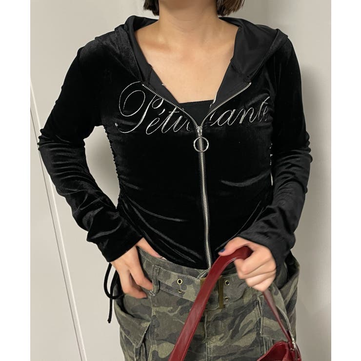 サイドドロストベロアパーカー[品番：WG010092468]｜WEGO【WOMEN